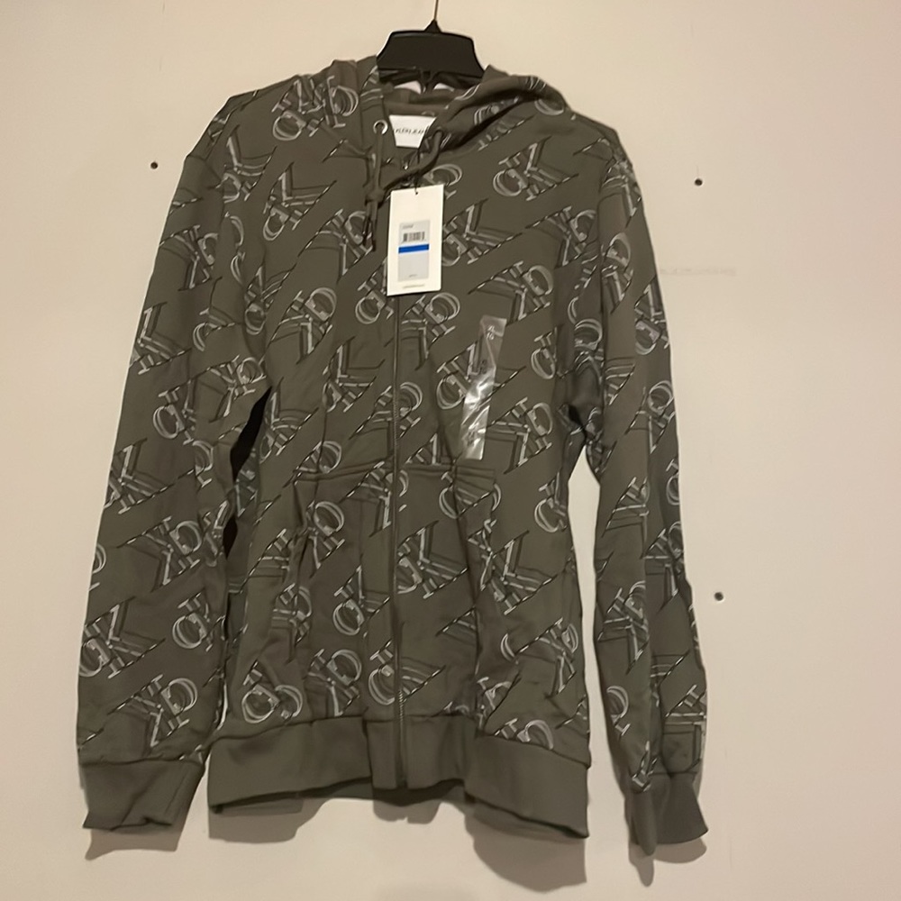 Calvin Klein men zip up hoodie